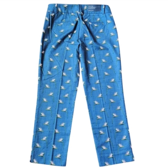 📌184 NWT ANN TAYLOR DEVIN STRAIGHT CROPPED LEG PANTS WOMEN'S SIZE 0 - Picture 3 of 9